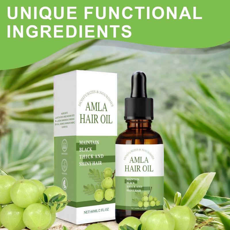 Amla Hair Oil | Natural Care For Healthy Long Thick Hair Growth - 60ml