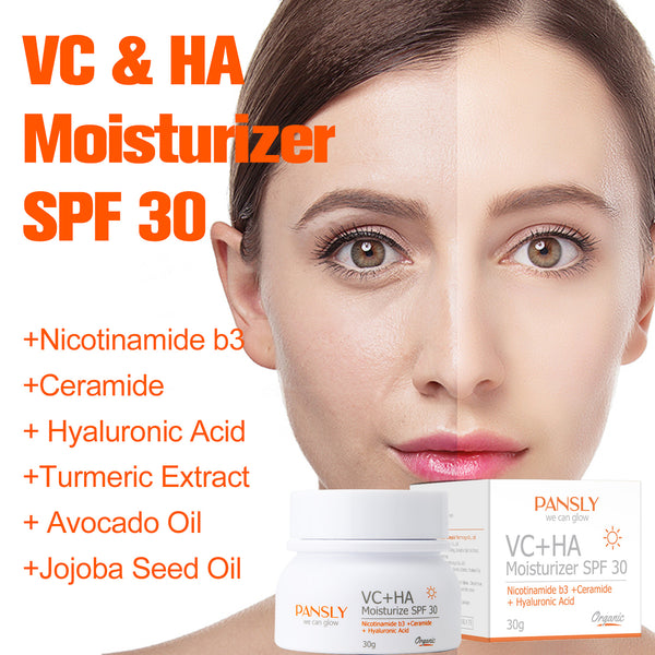 Anti wrinkle VC+HA Moisturize SPF 30 Nicotionamide b3+Ceramide+Hyaluronic Acid